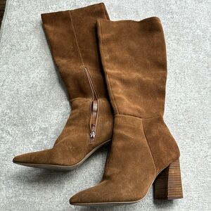 Steve Madden Brown Suede slouchy boots